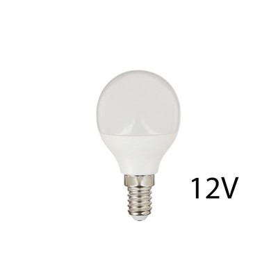LEDlife 4W LED pære - P45, E14, 12V DC - Dæmpbar : Ikke dæmpbar, Kulør : Varm
