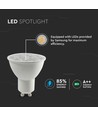 V-Tac 6W LED spot, 10° - Samsung LED chip, Ekstra fokuseret, 230V, GU10