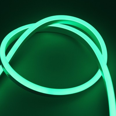 Grøn 8×16 Neon Flex LED – 8W pr. meter IP67 230V