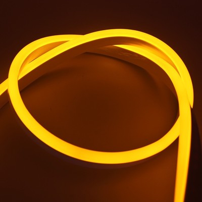 Billede af Gul 8x16 Neon Flex LED - 8W pr. meter, IP67, 230V