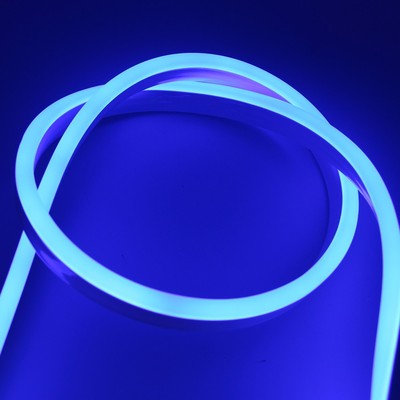 Billede af Blå 8x16 Neon Flex LED - 8W pr. meter, IP67, 230V