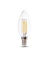 E14 6W LED kertepære - Kultråd