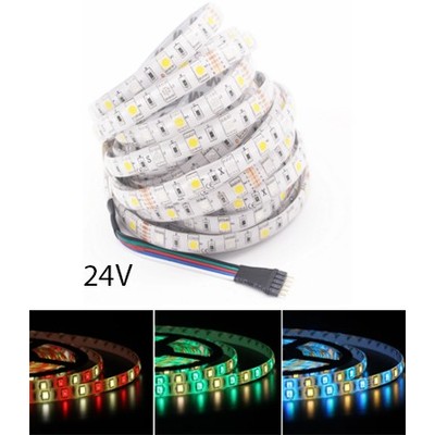12W/m RGB+WW LED strip – 5 meter IP20 60 LED pr. meter 24V