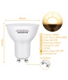 Outlet: Aigostar LED 6W GU10 - 5x 3000K