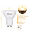 Outlet: Aigostar LED 6W GU10 - 5x 3000K