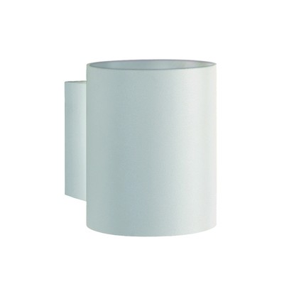 Billede af LED hvid rund væglampe - Med G9 fatning, IP20 indendørs, 230V, uden lyskilde - Farve på hus : Hvid