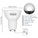 Outlet: LED A5 GU10 6W 6500K