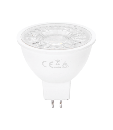 Outlet: LED spot GU5.3, MR16 LED - 6W erstatter 30W, 3000K varmt hvidt lys