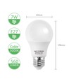 Outlet: Aigostar LED A5 A60B 7W, E27 fatning - 3000K