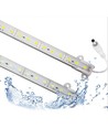 0,5 meter 10W Vandtæt akvarie aluprofil - 24V DC, 10000K, IP65, Med stik