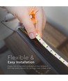 5m 10,8W/m RGB+NW LED strip - 60 LED pr. meter