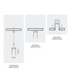 Spectrum SHIFT skinne - 1 meter, Hvid