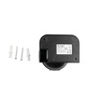 Bevægelsessensor - IP44 udendørs, LED venlig, sort, PIR infrarød
