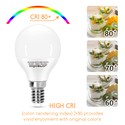 Outlet: LED A5 G45 - Stor Spredning E14, 4.9W, 3000K