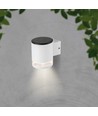 0.55W Solcelle væglampe LED - IP54, Hvid