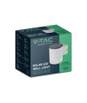 0.55W Solcelle væglampe LED - IP54, Hvid