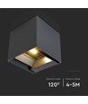 9W Solcelle væglampe LED - PIR sensor