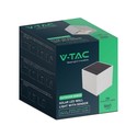 V-Tac 3W Solcelle væglampe LED - Hvid, sensor, IP65
