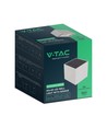 3W Solcelle væglampe LED - IP65, Hvid, sensor