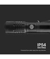 V-Tac 10W LED lommelygte - 1000 lumens, genopladelig, IP54