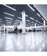 150cm 48W vandtæt komplet LED armatur, Gennemfortrådet - IP65