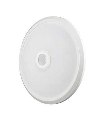 V-Tac 12W LED sensorlampe, CCT - Samsung LED chip, PIR sensor, IP20 indendørs, 230V, inkl. lyskilde