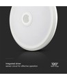 12W LED sensorlampe - IP20 indendørs, CCT, Samsung LED chip, PIR sensor, inkl. lyskilde