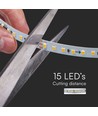 V-Tac 10W/m LED strip IC løbelys/running - 10m, løbelys, inkl kontroller, 120 LED pr. meter, 24V