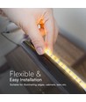 10m 10W/m LED strip IC løbelys/running - 24V DC, Løbelys, inkl kontroller, 120 LED pr. meter