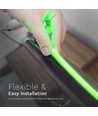 5m 10W/m Grøn COB-LED strip - 24V DC, IP67, 320 LED pr. meter, COB LED