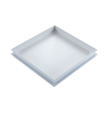 Ovenlysramme til 60x60 LED panel - Flot ovenlysvindue effekt, hvid kant