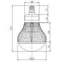 Outlet: LEDlife kraftig 120W pære - Inkl. wireophæng, 120lm/w, 230V, E40