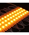1,1W LED modul - 12V DC, IP66, Vandtæt gul, Perfekt til skilte og specialløsninger