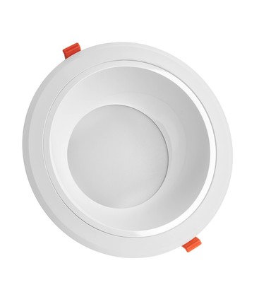 Restsalg: 25W LED spotlight - Hul: Ø21 cm, Mål: Ø23 cm, 230V, IP44 vådrum & udhæng