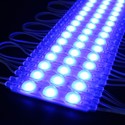Vandtæt blå LED modul - 1,1W pr. stk, IP66, 12V, Perfekt til skilte og specialløsninger