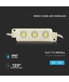 0,72W Vandtæt RGB LED modul - 12V DC, IP67, Perfekt til skilte og special løsninger