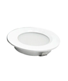 2,7W Ø6,8cm Reco68 møbelspot indbygning RA92 - 12V DC, Hul: Ø5,5 cm, Mål: Ø6,8 cm, Mat hvid