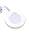 2,7W Ø6,8cm Reco68 møbelspot indbygning RA92 - 12V DC, Hul: Ø5,5 cm, Mål: Ø6,8 cm, Mat hvid