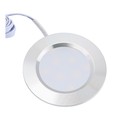 LEDlife Reco68 møbelspot indbygning RA92 - Hul: Ø5,6 cm, Mål: Ø6,8 cm, børstet stål, 2,7W, 12V DC