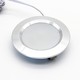 2,7W Ø6,8cm Reco68 møbelspot indbygning RA92 - 12V DC, Hul: Ø5,5 cm, Mål: Ø6,8 cm, børstet stål