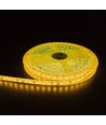 Gul 10W/m LED strip - 5m, 120 LED pr. meter, 24V, IP65