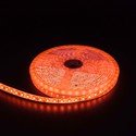 Orange 10W/m LED strip - 5m, 120 LED pr. meter, 24V, IP65
