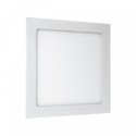 Algine Eco LED 18W - 230V, IP20, Kold Hvid, Loft Panel, Hvid Ramme