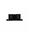 SPS RECESSED CONNECTOR STRAIGHT BLACK SPECTRUM