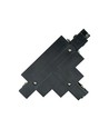 SPS RECESSED CONNECTOR T LEFT BLACK SPECTRUM