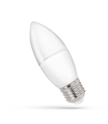 C37 LED kertepære 4W E27 - 230V, kold hvid, Spectrum