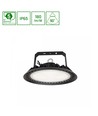 200W LED high bay, 180lm/W - DALI dæmpbar, 90 grader, IP65, IK08, sort kabinet