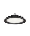 200W LED high bay, 180lm/W - DALI dæmpbar, 90 grader, IP65, IK08, sort kabinet