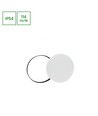 18W Nymphea LED loftlampe med sensor - IP54, 3-i-1 CCT, sort/hvid ring, indbygget sensor