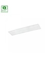 30x120 LED panel, 40W - 135lm/W, UGR19, 3000K, 5 års garanti, hvid kant, inkl. driver